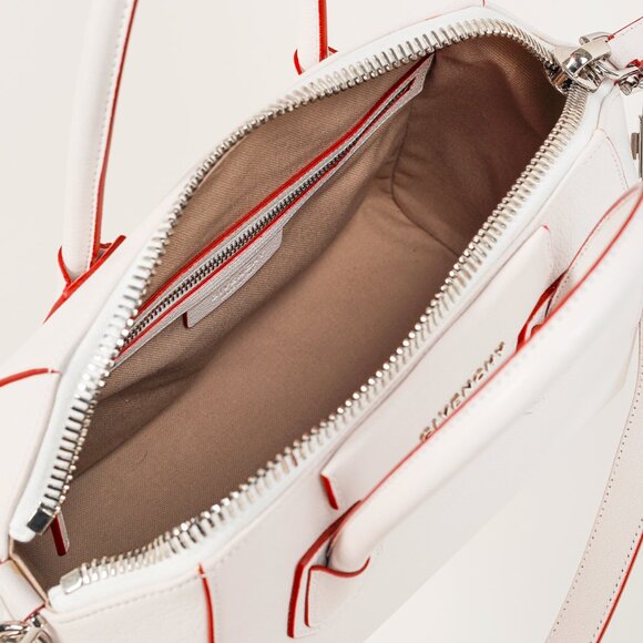 Givenchy Sugar Goatskin White Antigona Top Handle Handbag - Picture 10 of 12